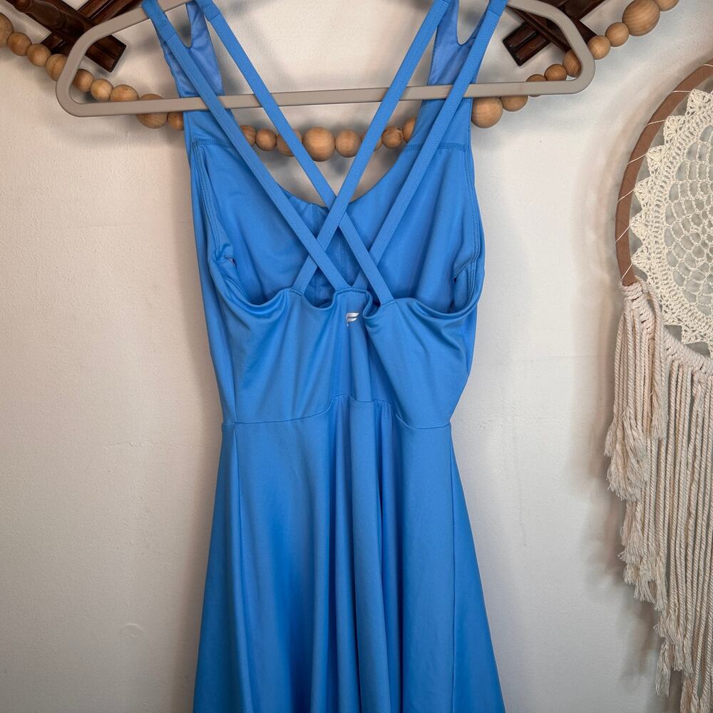 Fabletics Boost Performance Blue Athletic Dress - image 7